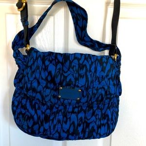 Marc by Marc Jacobs Blue & Black Nylon Bag